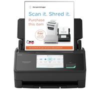ScanSnap iX2500 Black - Ultra High Speed 45 ppm/90 ipm Duplex Scanner, 100-Sheet ADF, 600 dpi Optical, 5″ Touchscreen, Wi-Fi-Bluetooth-USB Multi-Device Connectivity