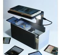 Scanstand for Unsleeved Standard Size Cards - Efficiently Scan Trading Cards - Quick MTG Card Price with ManaBox & TCG Scanner for ManaBox Users, Dark Gray