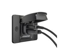 Scanstrut ROKK Flip Pro USB Charger - IPX4 Waterproof Dual USB-A & USB-C Fast Charging Port with Front-Fit Bezel | 12/24V Marine & RV Power Socket