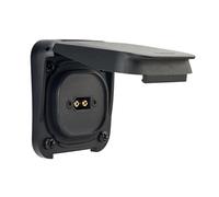 Scanstrut Ventura Series XT60 Solar Connection Exterior Panel Mount Waterproof Socket IP68 IP69K 30A 500V DC for Vans, RVs and Overland Vehicles