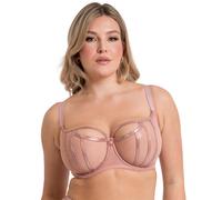 Scantilly by Curvy Kate Eos Balcony Bra - Rose Gold - 30F