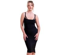 Scantilly By Curvy Kate Mirage Wired Plunge Slip Dress - Black - 30E
