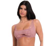 Scantilly by Curvy Kate Peep Show Plunge Bra - Dusty Rose - 32GG