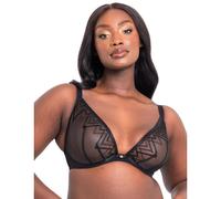 Scantilly Curvy Kate Voltage Deep Plunge Bra - Black - 32F