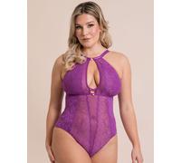 Scantilly Women's Opulence Multiway Bodysuit Bra Stretch Lace Lingerie in Purple | Size: 2XL Scantilly Purple 2XL