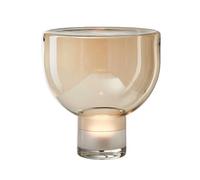 Scanvian Simple Style Transparent Glass Desk Lamp - Creative Fashion Lighting for Bedroom, Living Room, Sofa, Bedside, Counter, Cabinet, and Dressing Table