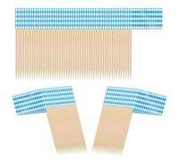 SCAPLICA DELLA FLAG - FLAGGI FOOD DRAINS | Bavarian Banner 'Oktoberfest Picks | Stick Toppers for Appetizers, Cocktails, Cold Meats, Autumn Party Supplies, Decorations