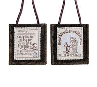 Scapulars Catholic, Brown Scapular Of Our Lady Of Mount Carmel, Escapularios Catolicos Scapular Catholic Necklaces Gift For Women Man,Mexican Catholic Decor Religious Statues Wall Cross Art Decoration