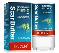 Scar Cream Stick - Scar Butter, Advanced Scar Treatment with Vitamin E, Cocoa Butter & Coconut Oil, Skin Repair Wax for Stretch Marks Removal, Old & New Scars, Surgical Scars, Burns, Acne