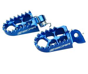 Scar Evo Footpegs YAMHAHA DIV. Blue
