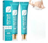 Scar Gel Scar Removal Cream, Advanced Repair Scar Cream for Men and Women, Improves Scar for Stretch Marks, Surgery, and Burns Suitable for Old and New Scars (2Pcs)