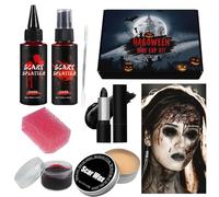 Scar Makeup Set, Halloween Makeup Set - Halloween SFX Makeup Set | SFX Cosplay and Movie Cosmetics Collection Set, Scary Halloween Makeup Set, Safe for Beginners
