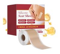 Scar Plasters - Breathable Wound Healing Plasters, Adhesive Silicone Roll for Scars on the Body | For Redness Swelling Men Women Adults Children Face Body Overnight Daily