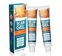 Scar Removal Cream, Advance Scar Gel for Surgical Scars, Burns, Acene, C-Section, Stretch Marks, Keloids, Scar Cream for Old and New Scars, 1.06 Oz (2Pcs, 1)