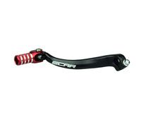 SCAR Shift Lever Matte Black/Red Endpiece, red