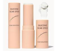 Scar Solutions Silicone Scar Stick, 60% Silicone for Face and Body Skin, Repair Sc-ar Cream, Skin Smoothing Firming and Fading, Manual Massage Applicator for All Areas and SkinTypes (2pcs)