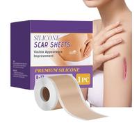 Scar Strips - Breathable Design Scar Sheets | Tummy Tuck Strip | Scaar Tape for C-Sections, Tummy Tucks, Keloid Bumps, Postoperative Incisions and Traumatic Wounds