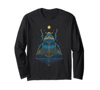 Scarab Beetle | Scarabaeus Insect Bug Egypt Mythology Long Sleeve T-Shirt