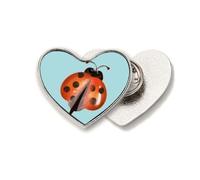 Scarab Beetle Verisilitude Pretty Heart Metal Pin Brooch Clip Love