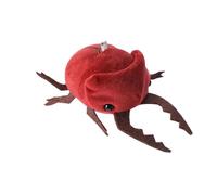 Scarab Plush Keychain - Miniature Doll, Rhino Toy, Plush Animal Model Soft PP Cotton, Decorative Pendant Accessory Ornament, red, Please refer to the description, Please refer to
