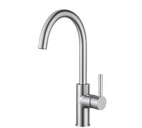 Scarba Swan Spout Single Lever Chrome Kitchen Mixer Tap - Modern High-Arc Design