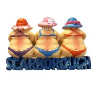 Scarborough England UK Refrigerator Magnet 3D Travel Souvenir Fridge Decoration Magnetic Sticker Craft Collection