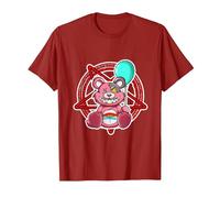 Scare Bear T-Shirt, Men, Cranberry Red, Small