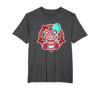 Scare Bear T-Shirt, Men's Big and Tall, Dark Heather Grey, 4X Tall