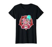 Scare Bear T-Shirt, Women, Black, Large