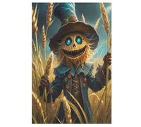 Scarecrow 1000 Piece Wooden Jigsaw Puzzles for Adults Puzzle Learning Educational Toys Family Games for Kids Jigsaws 78×53cm