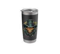 Scarecrow Halloween Cartoon Scary Scarecrow Stainless Steel Insulated Tumbler