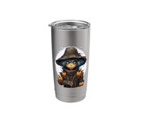 Scarecrow Halloween Cartoon Scary Scarecrow Stainless Steel Insulated Tumbler