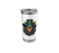 Scarecrow Halloween Cartoon Scary Scarecrow Stainless Steel Insulated Tumbler