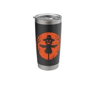 Scarecrow Halloween Moon Stainless Steel Insulated Tumbler