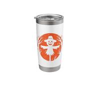 Scarecrow Halloween Moon Stainless Steel Insulated Tumbler