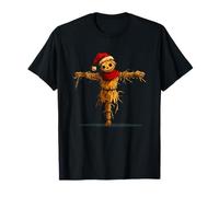 Scarecrow in the Christmas Mood for Holiday Fun T-Shirt