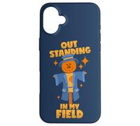 Scarecrow Pun: Out Standing In My Field Case for iPhone 16 Plus