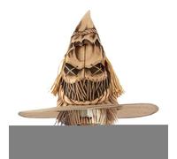 Scarecrow Witch Hat, Celebration Costume Cap, Cosplay Theme Accessory, Lightweight Dress Prop for Farm Event Rural Party Photography Women Men and Festival Decor, 12.9x15.3 Inches
