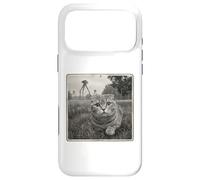 SCARED CAT HIDING FROM BROACHING ALIENS sci fi space lover Case for iPhone 17 Pro Max