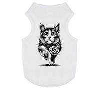 'Scared Cat Running' Pet Dog/Cat T-Shirt (PT00149709)