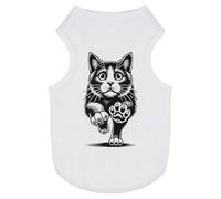 'Scared Cat Running' Pet Dog/Cat T-Shirt (PT00149710)