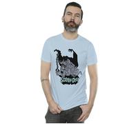 Scared Jump T-Shirt Scooby Doo Baby Blue M