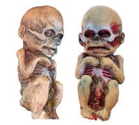 Scared Mummy For Doll Toy For Kids&Adults Trick Toy Emulsion Made Relieve Stress Halloween Craft Kits For Adults