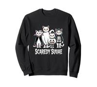 Scaredy Suvae Halloween Cats Sweatshirt