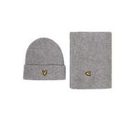 Scarf and bonnet set Lyle & Scott Gris TU