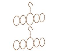 Scarf and Shawl Display Rack Sturdy Metal Construction Quick Setups Ideal for Fashion Enthusiasts Rotating Scarf and Tie Rack Holder