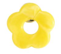 Scarf Brooch Flower Pin Acrylic Look Open Petal Lapel Accent for Coat Bag, Lightweight Glasses Holder Accessory Ornament Scarf Clasp Lapel Decor Outfit Embellishment Eyewear Keeper Coat Accessory Pin