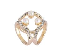 Scarf Clasp Clip - Easy to Use Scarf Clasp Clip, Impactful Scarf Clasp Clip | Scarf Clasp Clips Scarf Brooches Buckle Pearl Floral Scarf Ring Clip Simple Style Scarf Ring for Women Girls