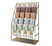 Scarf Display Stand, Floor Standing Metal Holder Rack for Scarves, Shawls, and Blankets - Ideal for Shops and Bedrooms