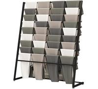 Scarf Display Stand - Floor Standing Organizer for Retail, Perfect for Hanging Scarves, Suits, and Pants
